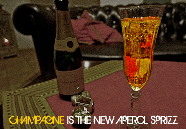 videonauts lifestyle champagne is the new aperol sprizz