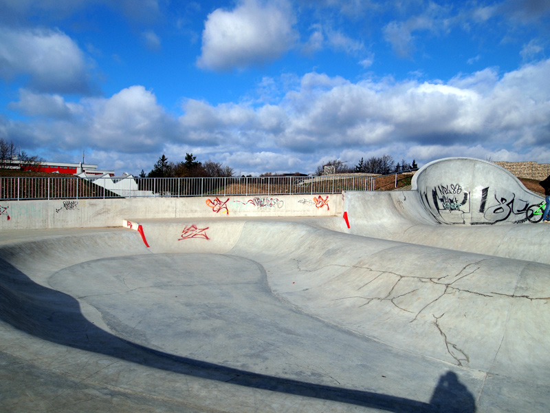 Videonauts Im Geflielde Skatepark im Winter